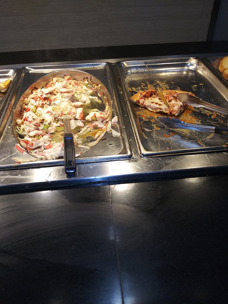 Menu board for buffet-to-go options
