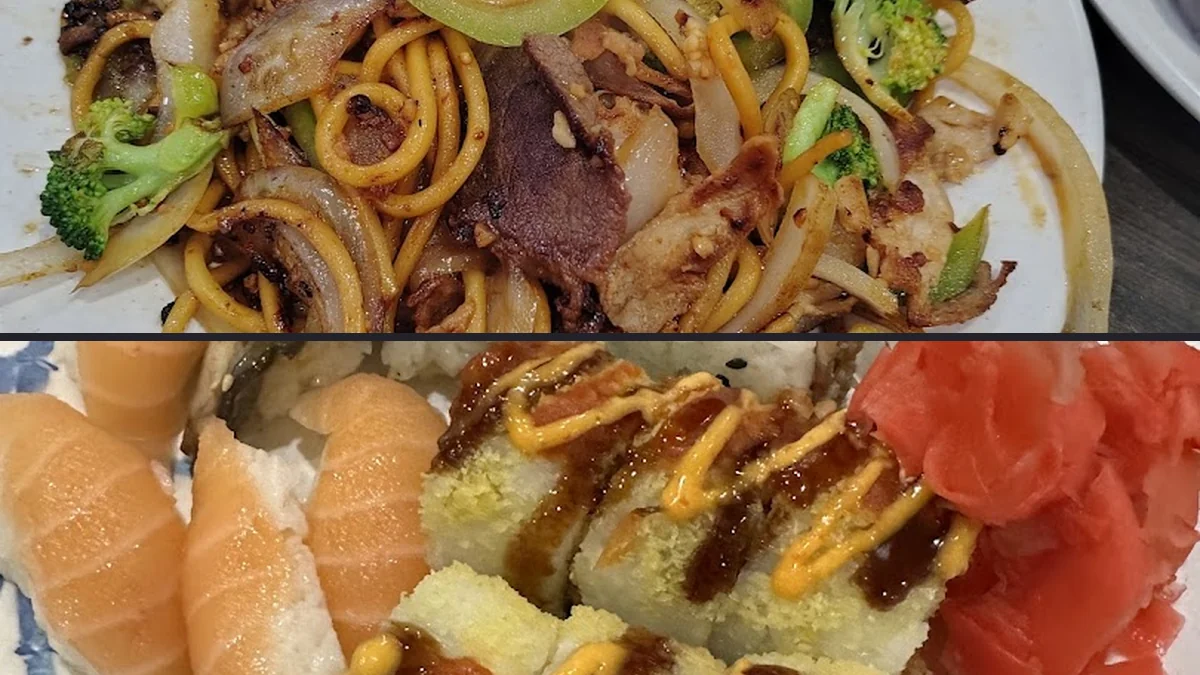 Family-friendly buffet counter with mixed dishes
